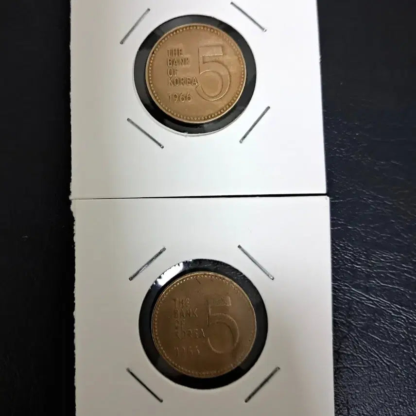 [BUNJANG] 1966 5 Won Coins Set / 1966년5원 2개 사용제 A급