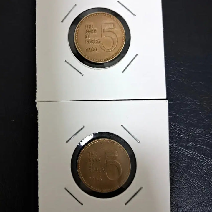 [BUNJANG] 1966 5 Won Coins Set / 1966년5원 2개 사용제 A급