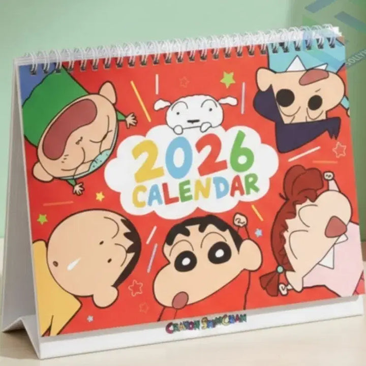 [BUNJANG] Crayon Shin-chan 2026 Desk Calendar (Unused) / 2026 짱구는 못말려 탁상 캘린더 (미사용)