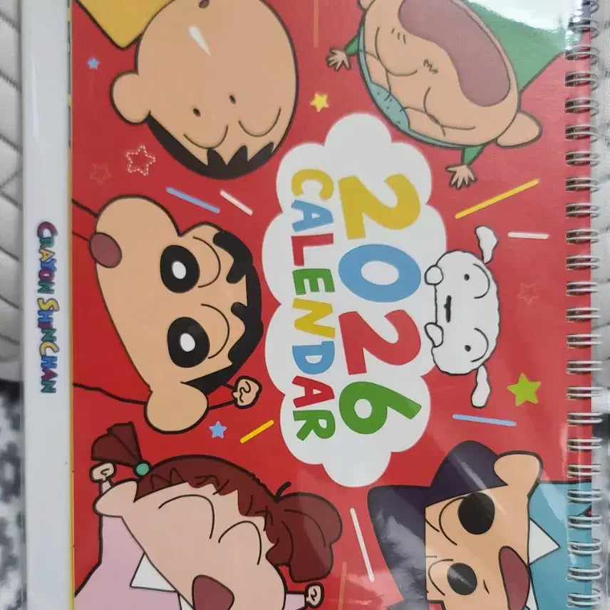 [BUNJANG] Crayon Shin-chan 2026 Desk Calendar (Unused) / 2026 짱구는 못말려 탁상 캘린더 (미사용)