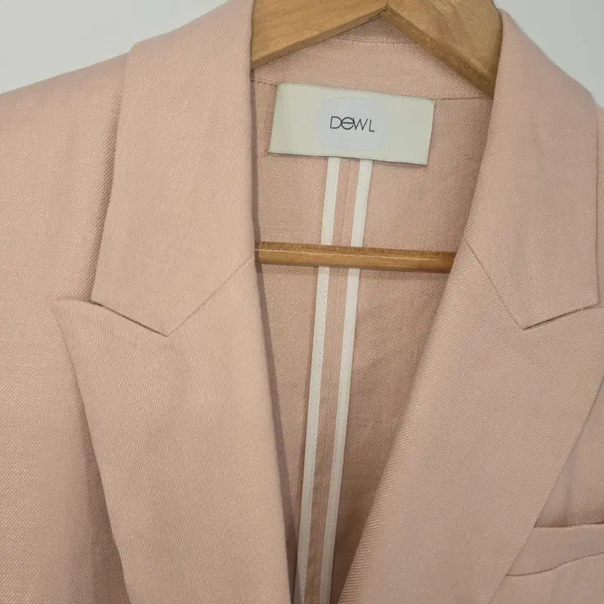 [BUNJANG] DEW E L Pink Double-Button Rayon Jacket / 듀엘 핑크 더블버튼 마 레이온 자켓 66 [F30830]