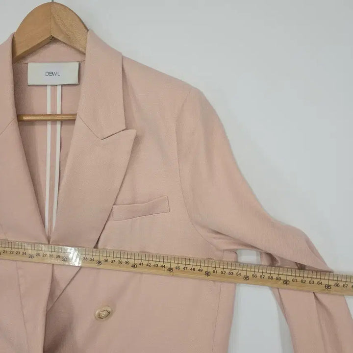 [BUNJANG] DEW E L Pink Double-Button Rayon Jacket / 듀엘 핑크 더블버튼 마 레이온 자켓 66 [F30830]