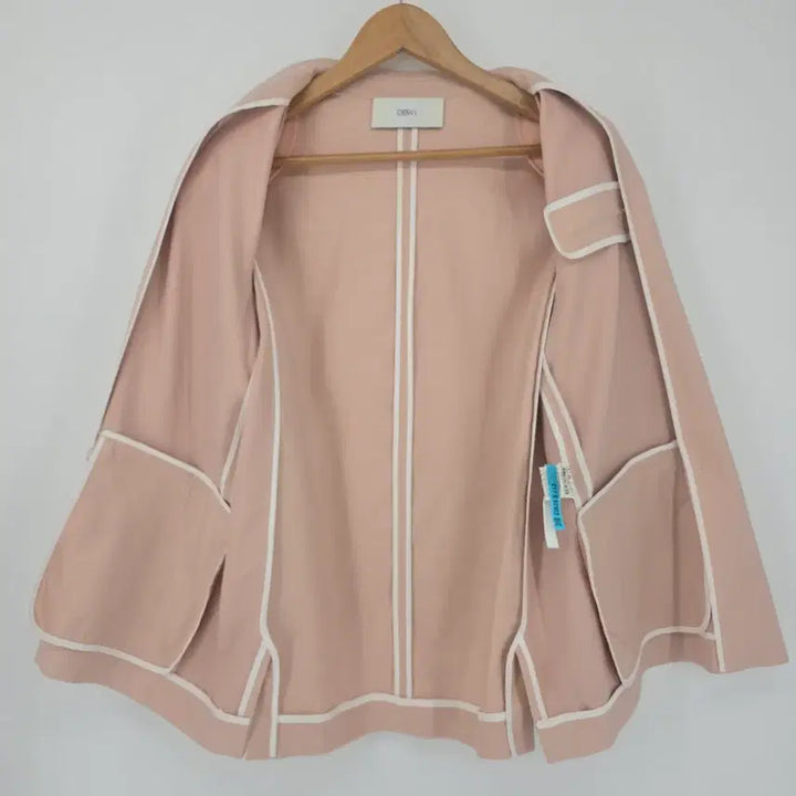 [BUNJANG] DEW E L Pink Double-Button Rayon Jacket / 듀엘 핑크 더블버튼 마 레이온 자켓 66 [F30830]