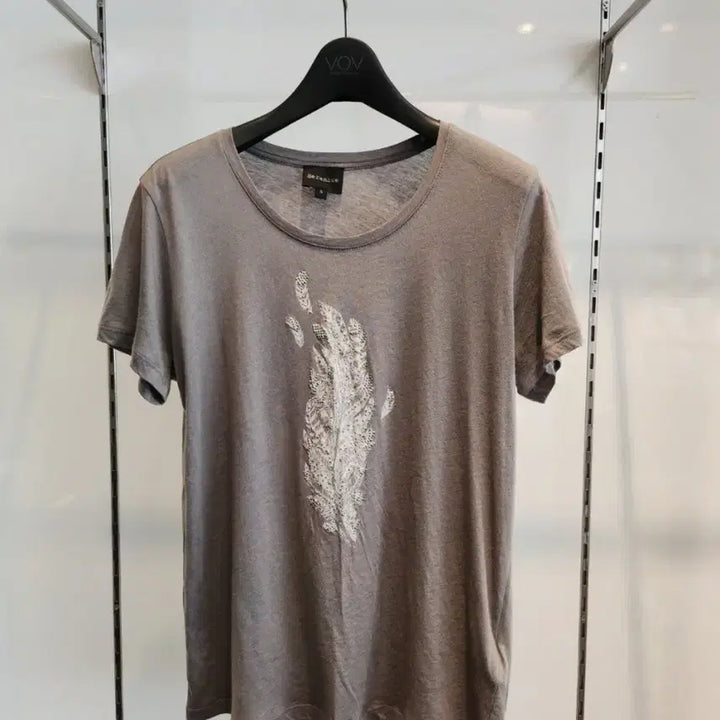 [BUNJANG] Berenice Vintage Printing T-Shirt Cotton Cashmere Blend / 베르니스 빈티지 프린팅 티셔츠 85
