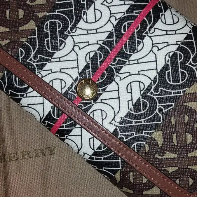[BUNJANG] Burberry Monogram Stripe Crossbody Bag / 버버리 모노그램 스트라이프 크로스백
