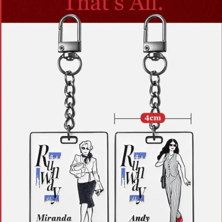 [SOLD OUT] 악마는프라다2 사원증 &amp; 힐 키링 미개봉