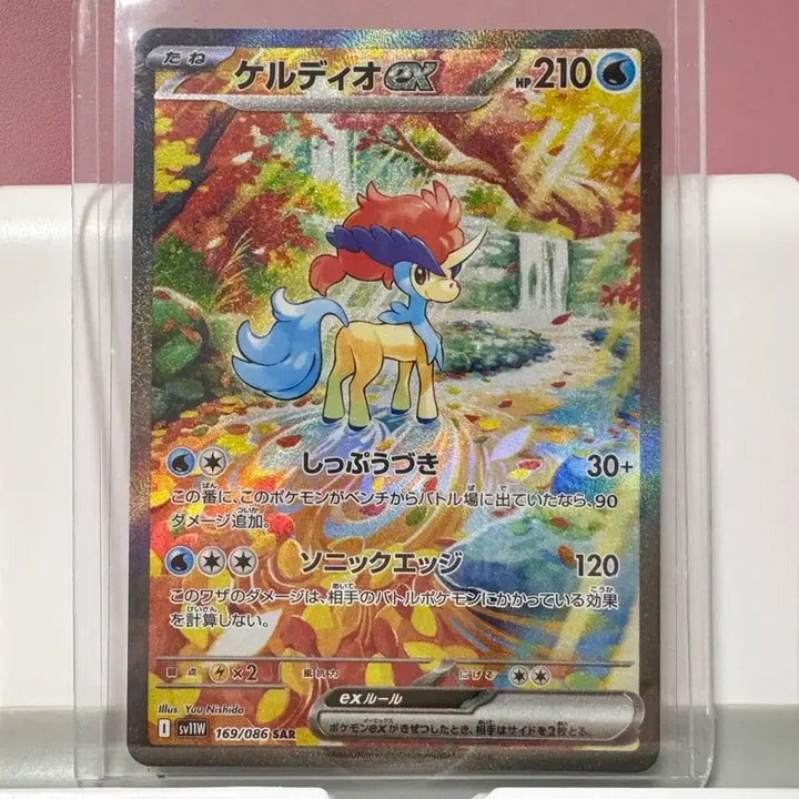 [BUNJANG] Pokemon Card Japanese SAR Keldeo ex / 포켓몬카드 일판 SAR 케르디오 ex