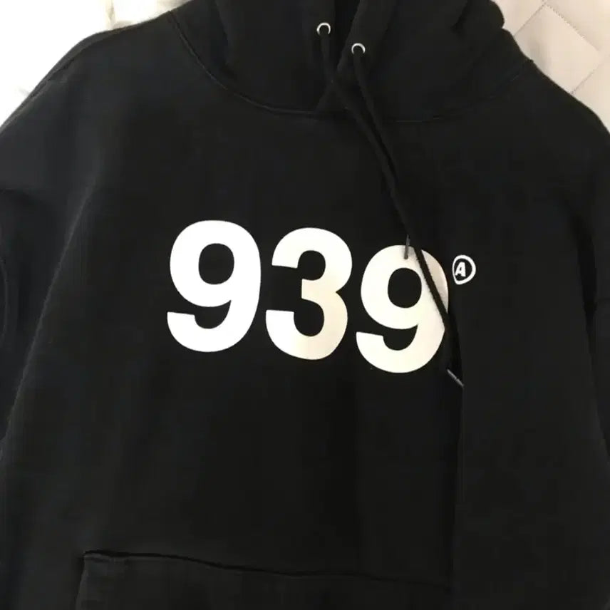 [BUNJANG] Archive Bold 939 Logo Hoodie Black / [원가8.9] 아카이브 볼드 939 로고 후드티 블랙