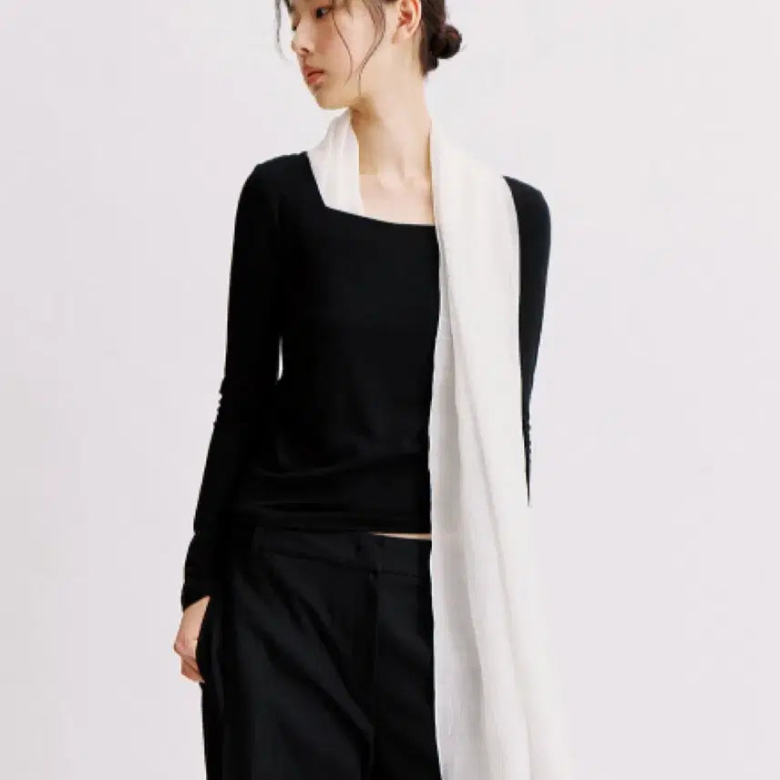 [BUNJANG] Around Yull Wool Cashmere Scarf Cream / 어라운드율 울캐시스카프 크림컬러