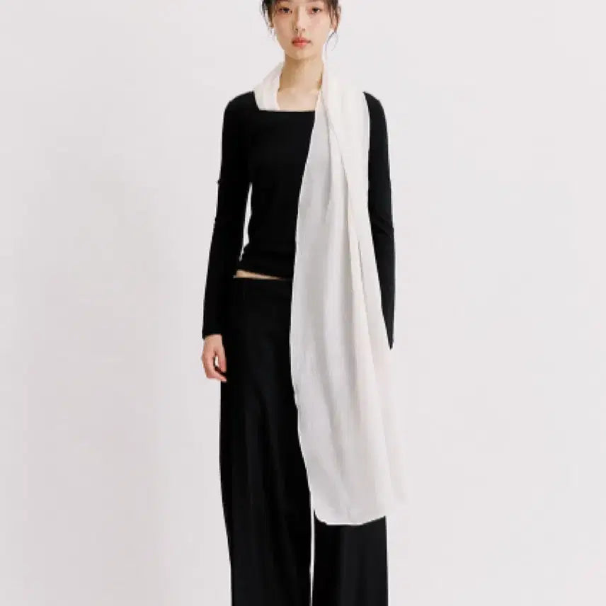 [BUNJANG] Around Yull Wool Cashmere Scarf Cream / 어라운드율 울캐시스카프 크림컬러