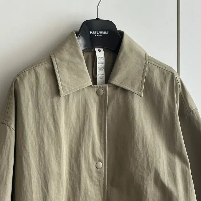 [BUNJANG] Lululemon Oversized Coach Jacket Khaki / 룰루레몬 오버사이즈 코치 자켓 카키 정품 새상품