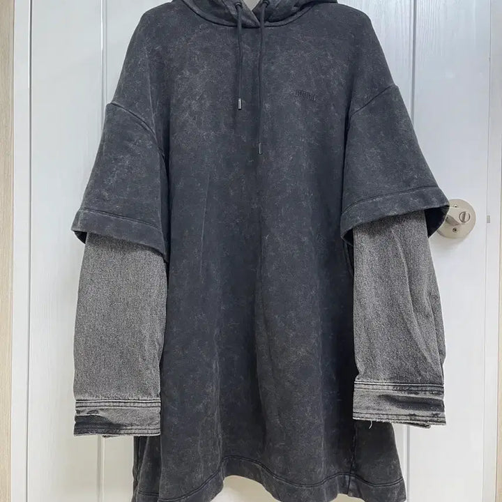 [BUNJANG] JUUN.J Oversized Washed Hoodie / 준지 오버핏 워싱 후드