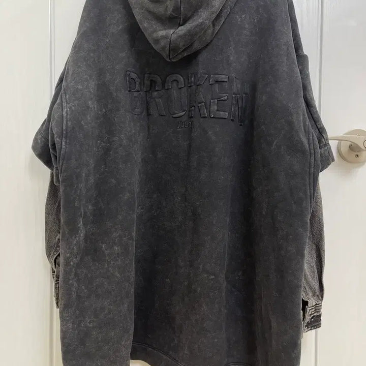 [BUNJANG] JUUN.J Oversized Washed Hoodie / 준지 오버핏 워싱 후드