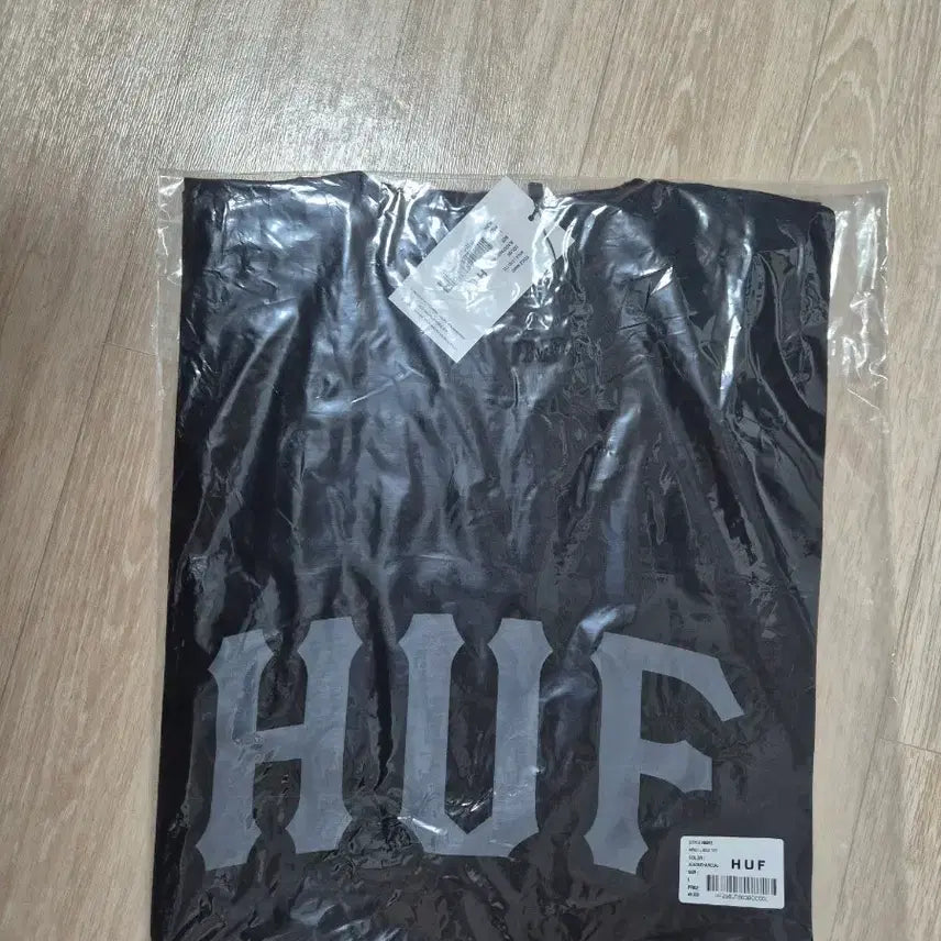 [BUNJANG] HUF Black Short Sleeve T-Shirt / HUF 블랙 반팔 티셔츠 새상품
