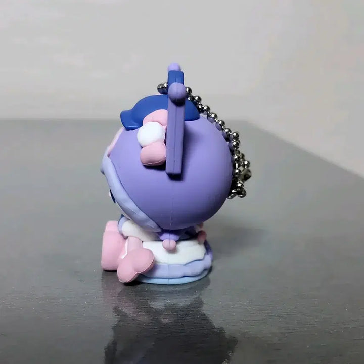 [BUNJANG] Kuromi Ediya Collaboration Figure Magnet Keychain / (5월까지 할인)쿠로미 이디야 랜덤 피규어 마그넷 키링