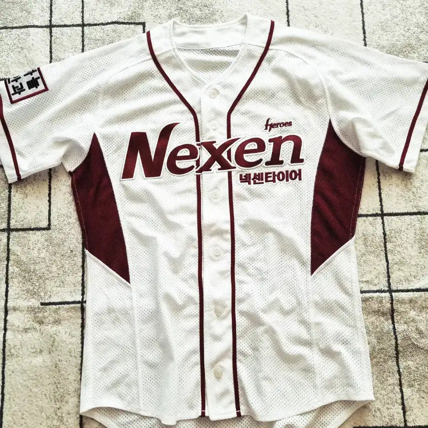 [BUNJANG] Nexen Heroes Nomarking Baseball Jersey Size 95 / 넥센히어로즈 노마킹 유니폼 사이즈 95
