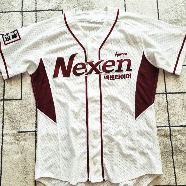 [BUNJANG] Nexen Heroes Nomarking Baseball Jersey Size 95 / 넥센히어로즈 노마킹 유니폼 사이즈 95