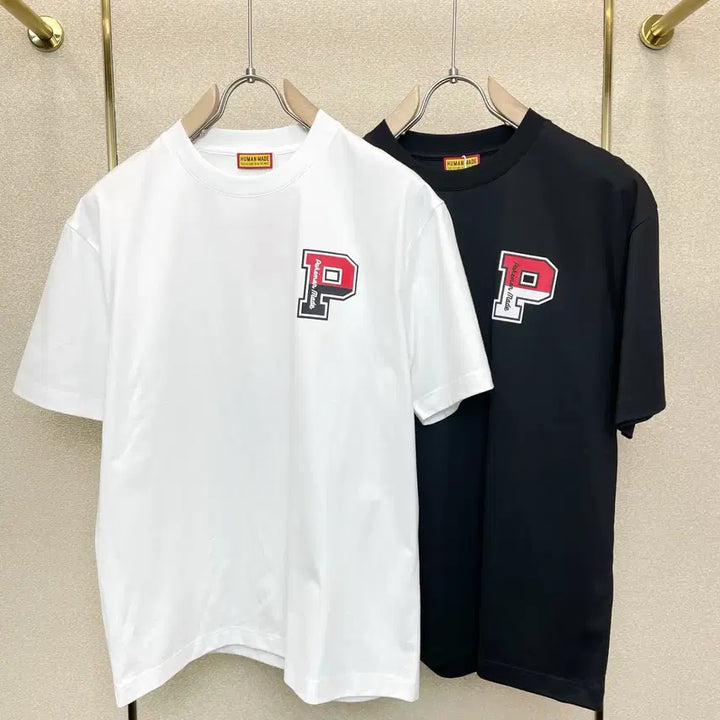 [BUNJANG] Human Made Big Logo Casual Summer T-Shirt / 휴먼메이드 반발티  블랙 화이트 빅로고 캐쥬얼 여름
