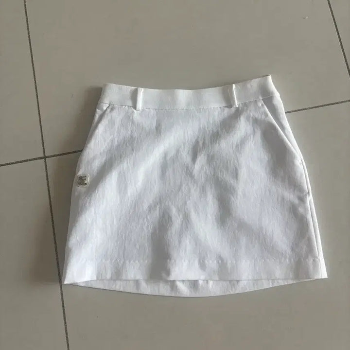 [BUNJANG] Fair Liar Golf Mini Skirt White / 페어라이어 골프치마