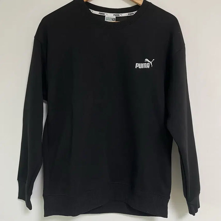 [BUNJANG] Puma Black Logo Sweatshirt T-Shirt / 푸마 블랙 맨투맨 티셔츠 PUMA