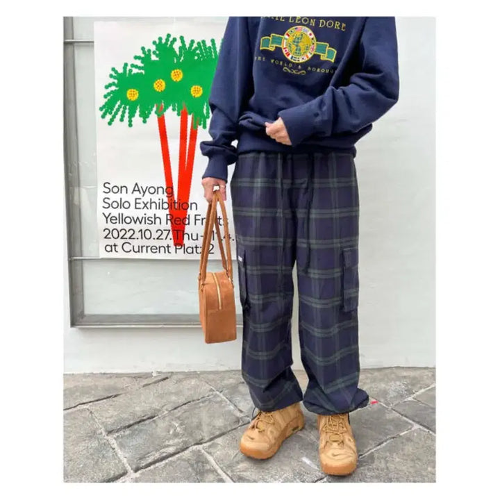 [BUNJANG] Too Much Talker Tartan Check String Pants / 투머치토커 타탄체크스트링팬츠