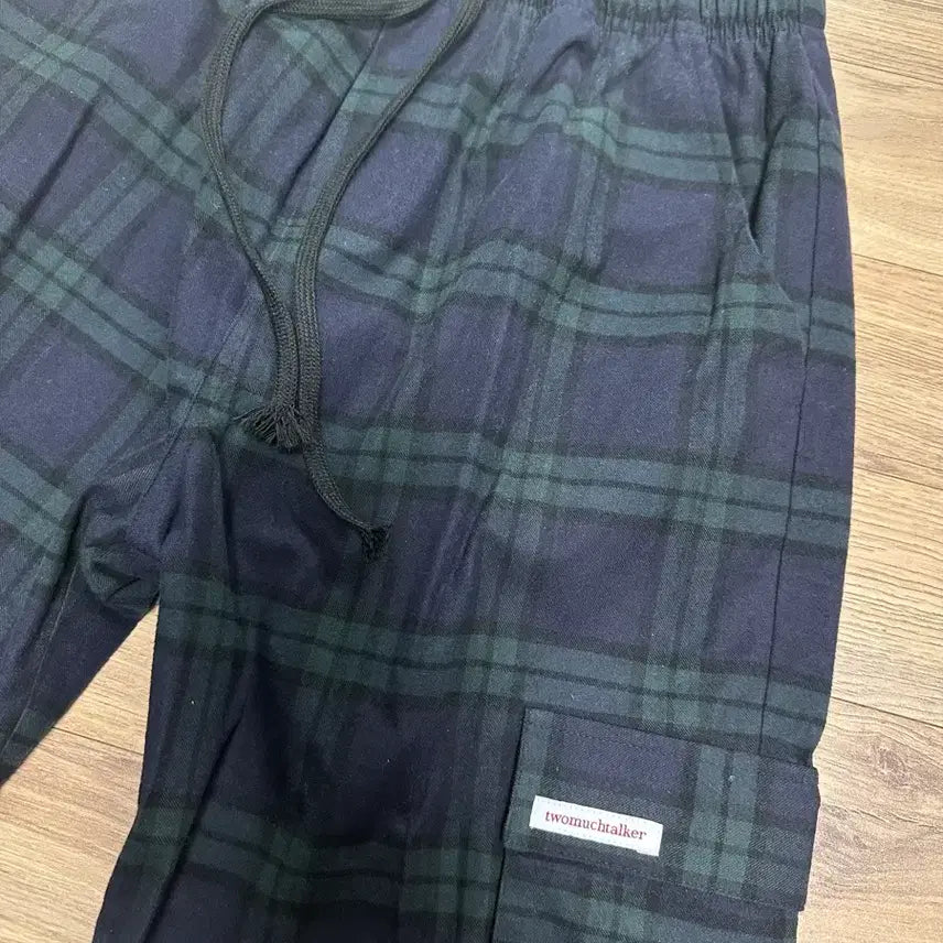 [BUNJANG] Too Much Talker Tartan Check String Pants / 투머치토커 타탄체크스트링팬츠