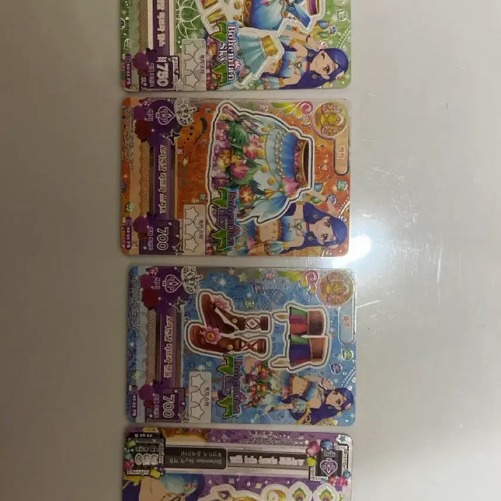 [BUNJANG] Aikatsu! Yume &amp; Sola Premium School Look Set / 아이엠스타 카드 연두 소라 프리미엄 스쿨룩