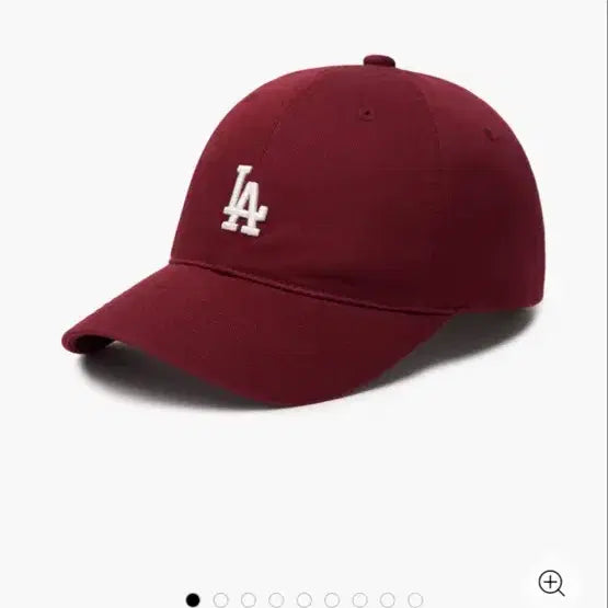 [BUNJANG] MLB Rookie Unstructured Ball Cap LA Dodgers Burgundy / MLB 모자 루키 언스트럭쳐 볼캡 LA다저스