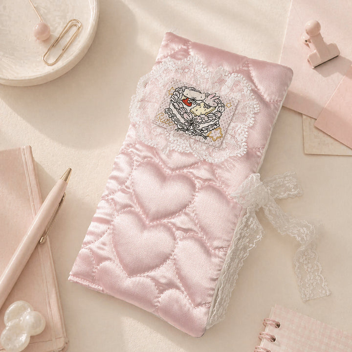 [BUNJANG] E.H Yummy Dessert Handy Diary Cover with Lace Decoration / [E.H] 야미 디저트 핸디 다이어리 커버