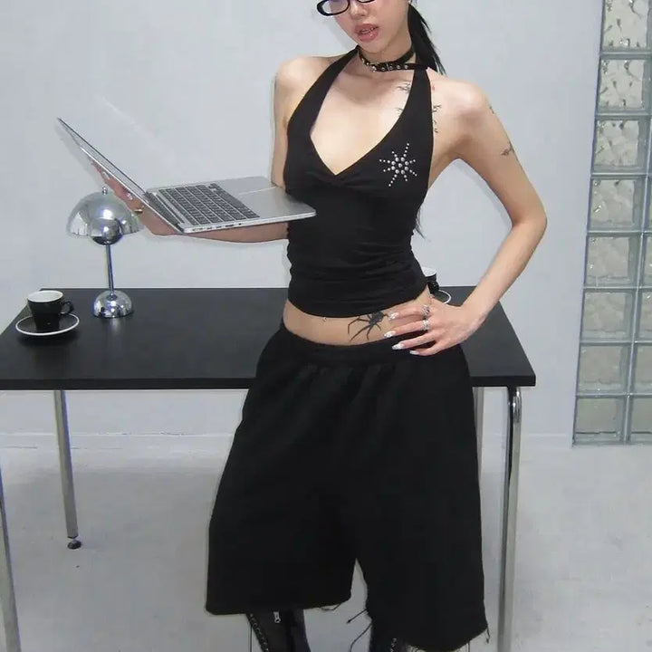 [BUNJANG] Gatekeep Halter Top / gatekeep 제작 홀터탑