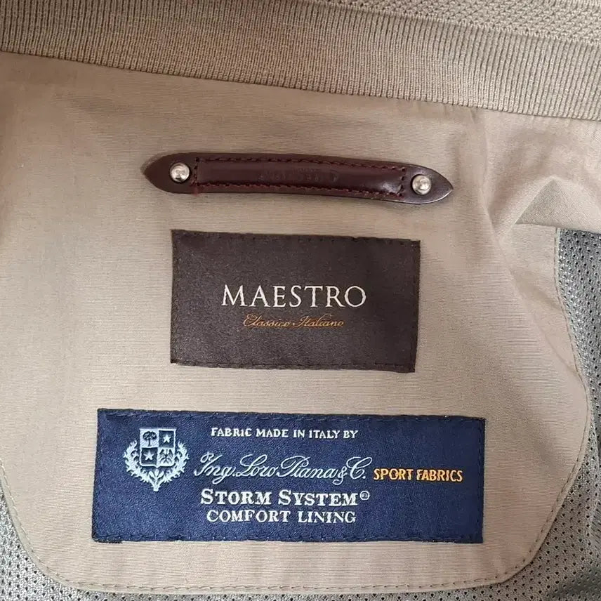 [BUNJANG] Maestro Golf Luxury Loro Piana Trench Coat Beige M (100) / (새상품급) 마에스트로 골프 럭셔리 로로피아나 트렌치코트 100