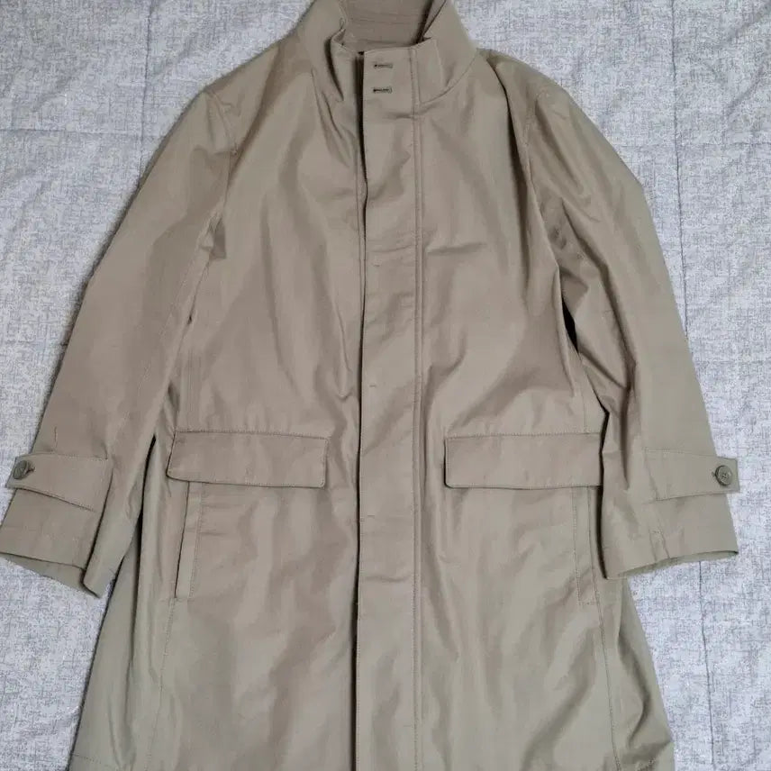 [BUNJANG] Maestro Golf Luxury Loro Piana Trench Coat Beige M (100) / (새상품급) 마에스트로 골프 럭셔리 로로피아나 트렌치코트 100