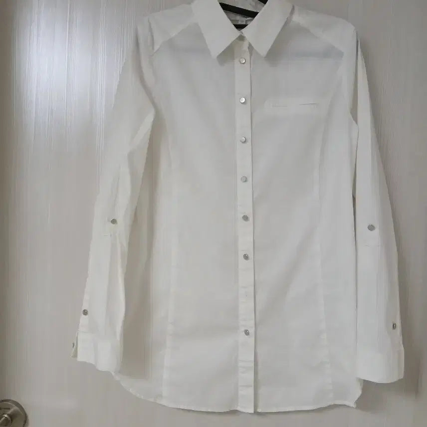 [BUNJANG] Tomboy White Long Sleeve Shirt / 톰보이 화이트 긴팔 셔츠