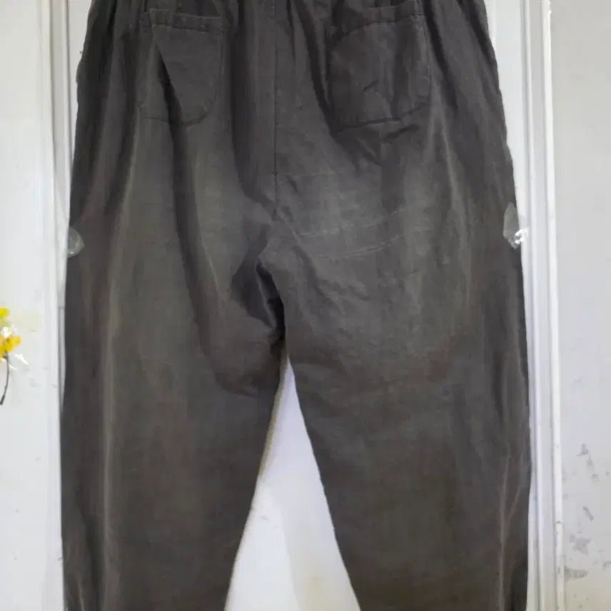 [BUNJANG] Linen Baggy Pants (Plus Size) / 여름  고급스런  마  린넨  베기통바지   88까지