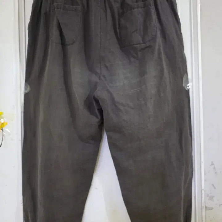 [BUNJANG] Linen Baggy Pants (Plus Size) / 여름  고급스런  마  린넨  베기통바지   88까지