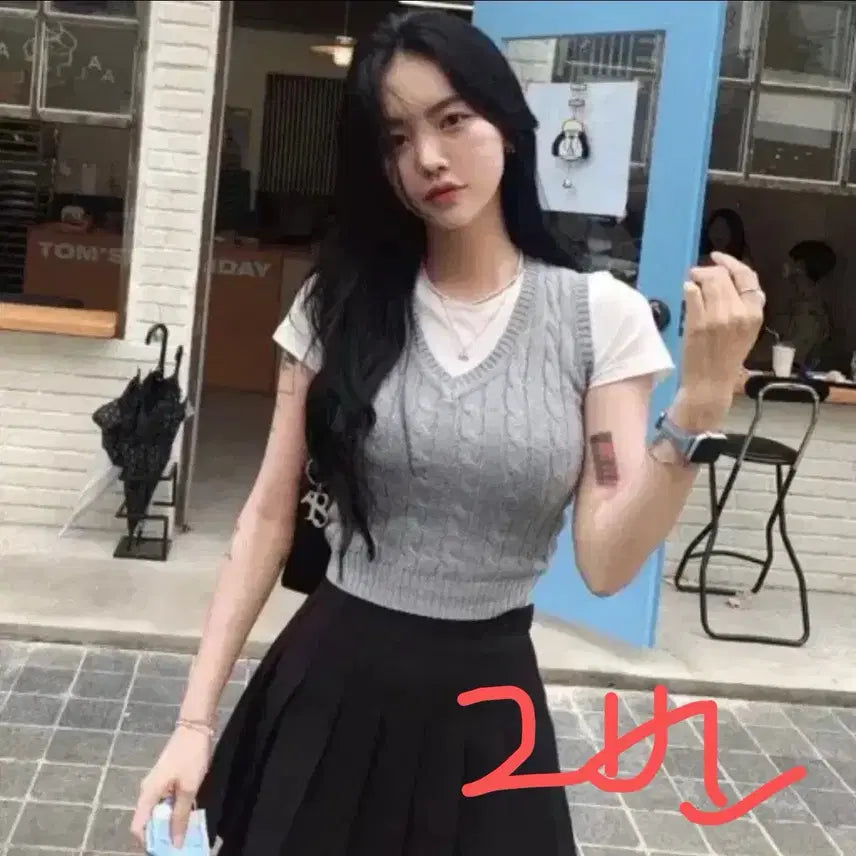 [BUNJANG] Pale Jade Knit Tops and Shirts / [9900원] 페일제이드 니트, 티셔츠, 반팔, 셔츠