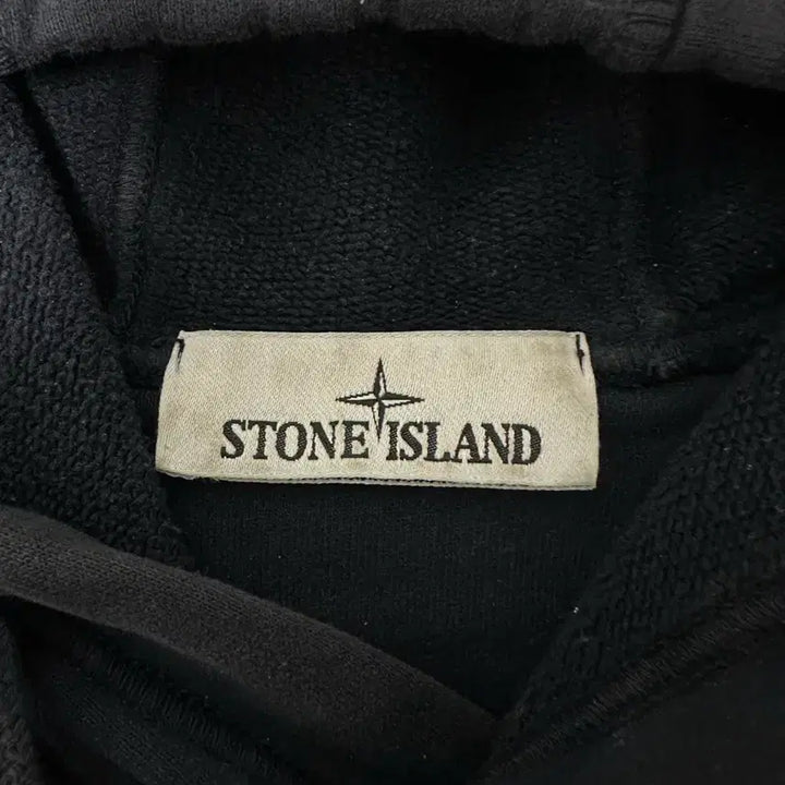 [BUNJANG] Stone Island Navy Cotton Fleece Hoodie / [21년식/정품] 스톤아일랜드 네이비 후드티