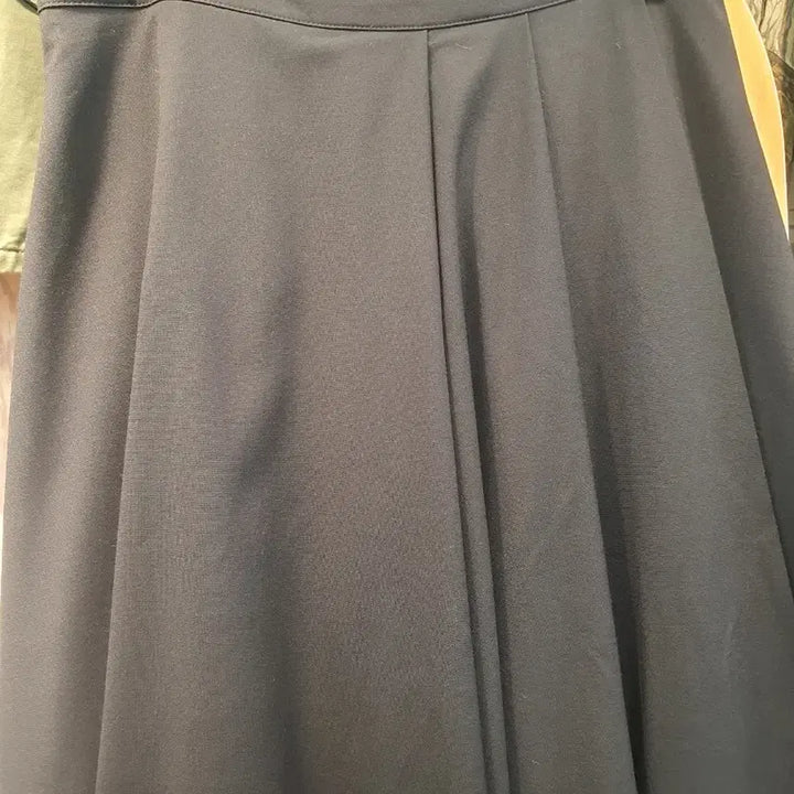 [BUNJANG] GANISONG Gold Button Wrap Flare Skirt (Mint Condition) / 가니송(GANISONG) 금사 버튼 랩 플레어 스커트 M (상태 최상)