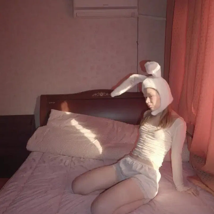 [BUNJANG] Tanger Drape Top Shirring Top Baby Pink Balletcore / 탠저 Tanger 드레이프탑 셔링탑 베이비핑크 발레코어