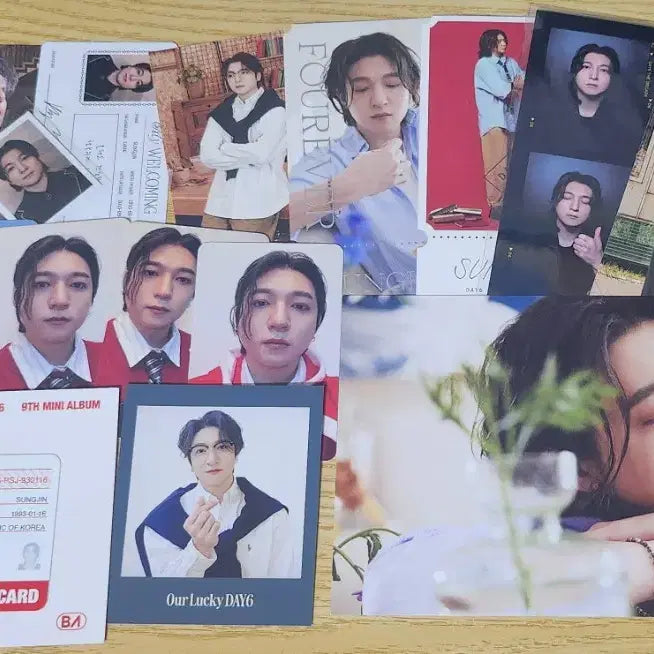 [BUNJANG] Day6 Sungjin Bundle Set Photocards and Postcards / 일괄) 데이식스 성진 포카 엽서등