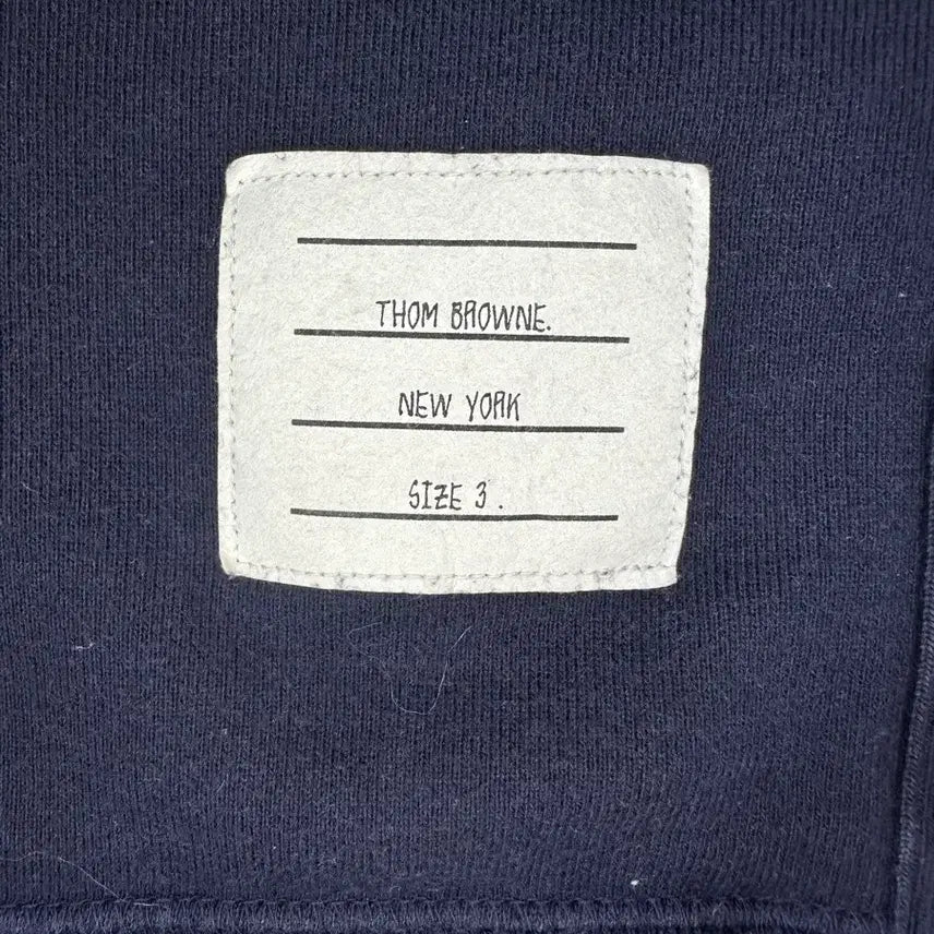 [BUNJANG] Thom Browne Engineered Diagonal Sweatshirt Navy / [A급/정품] 톰브라운 네이비 사선 맨투맨