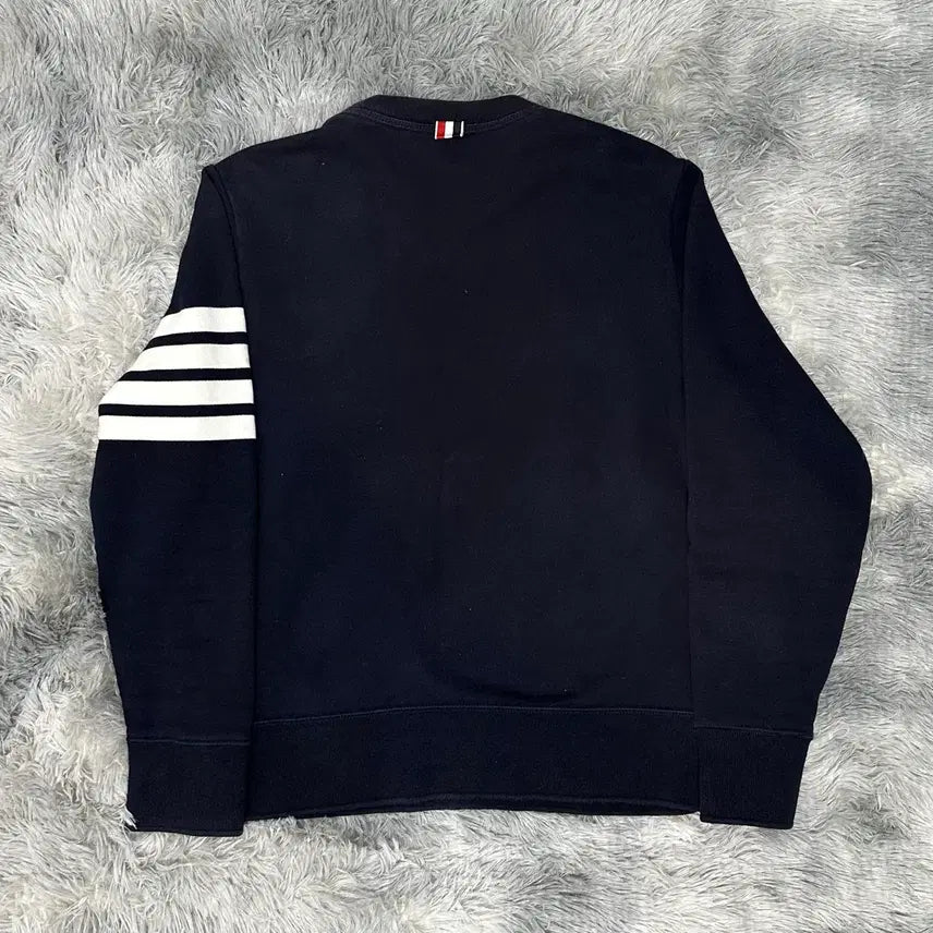[BUNJANG] Thom Browne Engineered Diagonal Sweatshirt Navy / [A급/정품] 톰브라운 네이비 사선 맨투맨