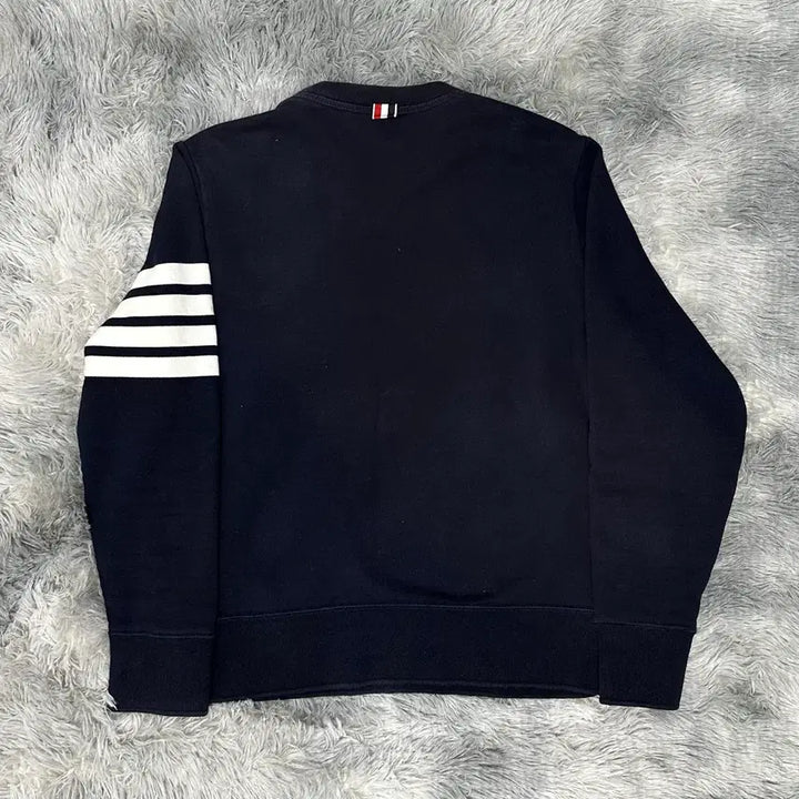 [BUNJANG] Thom Browne Engineered Diagonal Sweatshirt Navy / [A급/정품] 톰브라운 네이비 사선 맨투맨