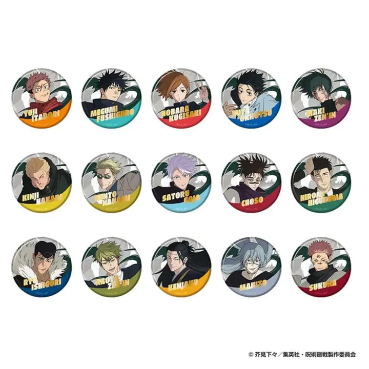 [BUNJANG] Jujutsu Kaisen Juju Fest Badge &amp; Ticket-Style Photocard Split Set / 주술회전 쥬쥬페스 뱃지 티켓풍포카 공구 분철소분 유타쵸소우나나미히구루마
