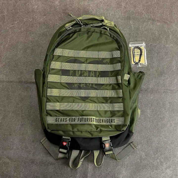 [BUNJANG] Human Made Casual Backpack Khaki / 휴먼메이드 백팩 카키  캐쥬얼