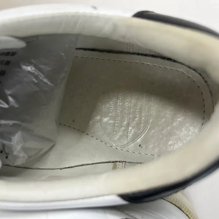 [BUNJANG] Visvim Foley Folk White Black Leather Sneakers / 비즈빔 visvim Foley Folk 화이트 블랙 9