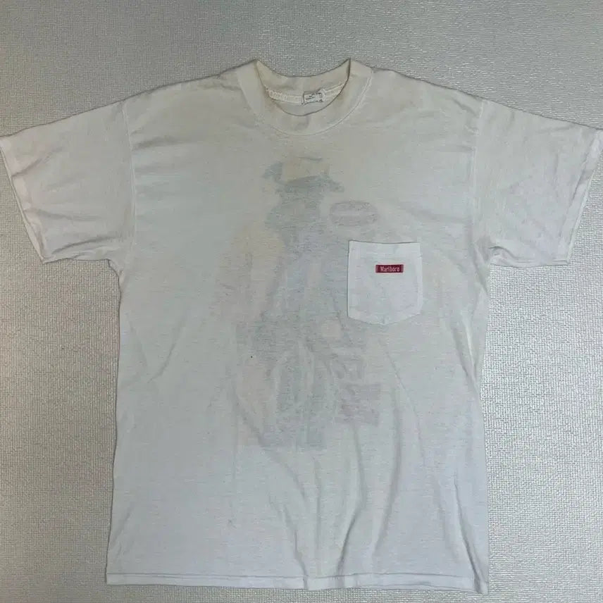 [BUNJANG] Marlboro Cowboy Big Logo T-shirt / 90s 빈티지 말보로 카우보이 빅로고 티셔츠 L사이즈