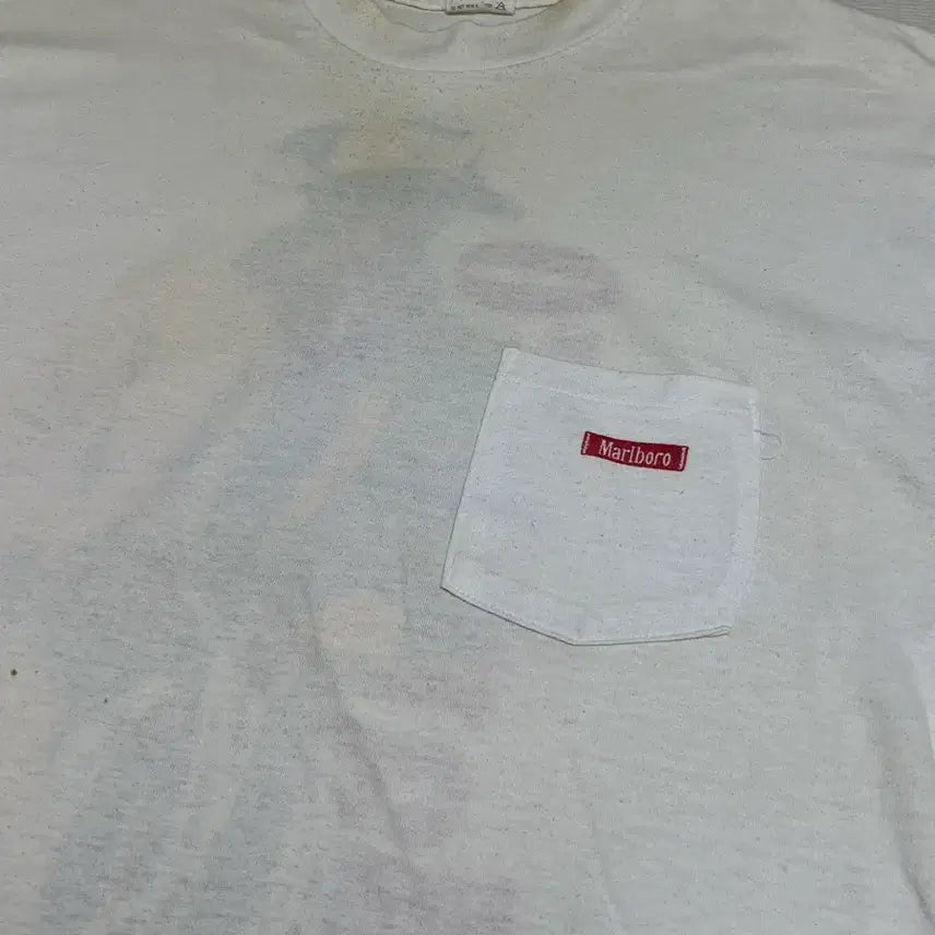 [BUNJANG] Marlboro Cowboy Big Logo T-shirt / 90s 빈티지 말보로 카우보이 빅로고 티셔츠 L사이즈