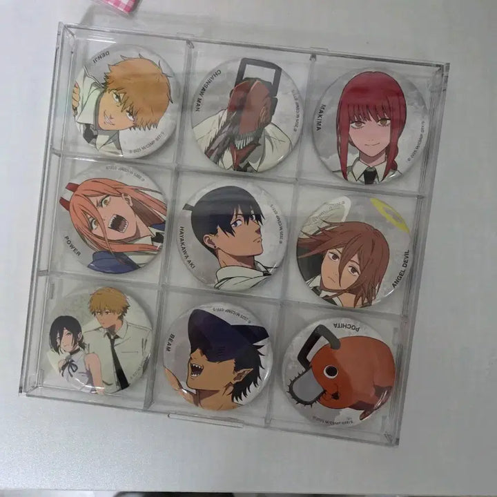 [BUNJANG] Chainsaw Man Badge Set / 체인소맨 뱃지 10종 일괄