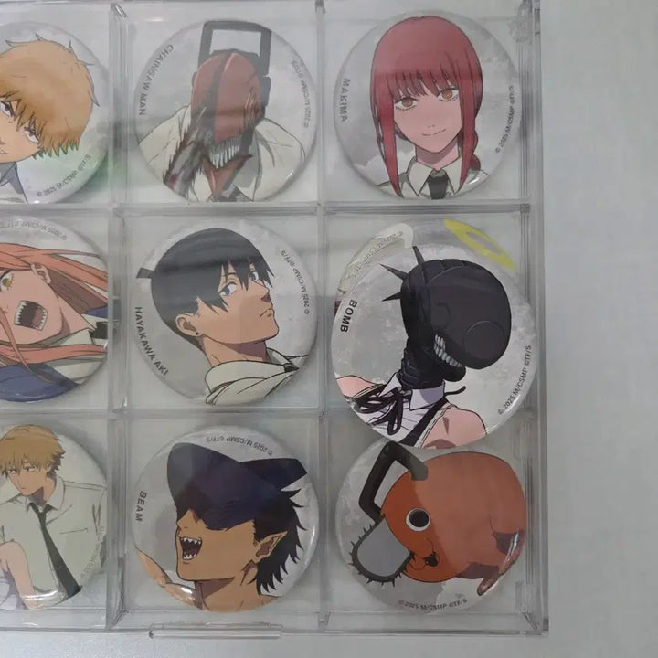 [BUNJANG] Chainsaw Man Badge Set / 체인소맨 뱃지 10종 일괄